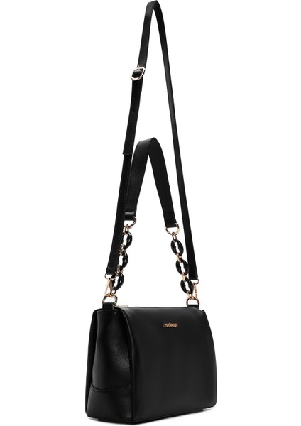 Kadın Siyah Zincir Askılı Omuz Çantası 25ABD200518