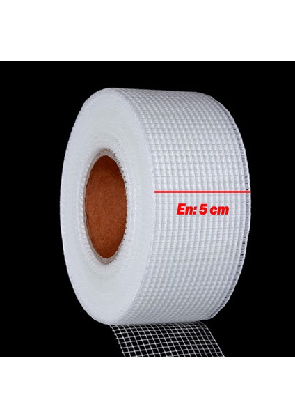 90 Metre Yapışkanlı Derz Bandı Iç Dış Cephe Sıva Filesi 5 cm Tamir Sıvası Yalıtım Montalama Bant modelleri