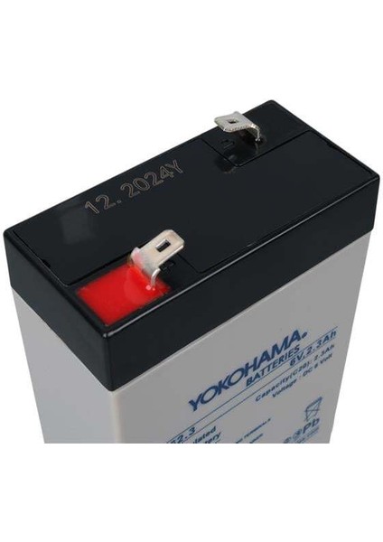 Yokohama Yh-62.3 6 Volt - 2.3 Amper Akü (90X43X38 Mm) fırsatları