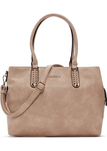 Kadın Bej Uzun Askılı Omuz Çantası 25WBD283718