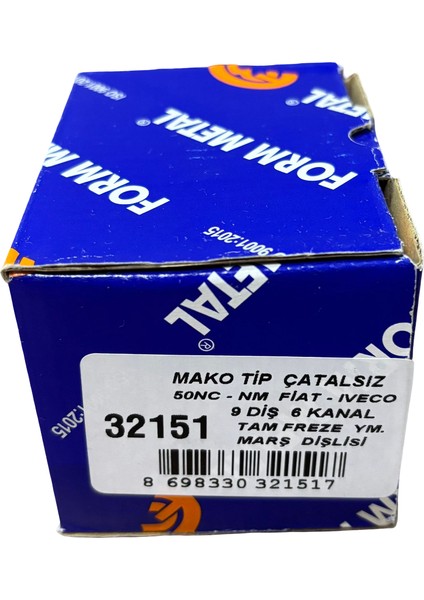 Fiat 35-50 Nc Marş Dişlisi 9 Diş Tam Freze Mako Tip (32151) modelleri