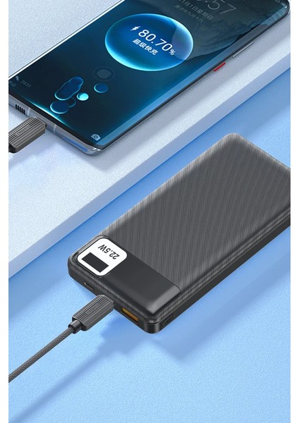 EC-188CL 1m 30W Hasırlı Type-C To Lightning Pd Hızlı Şarj Kablosu - Siyah