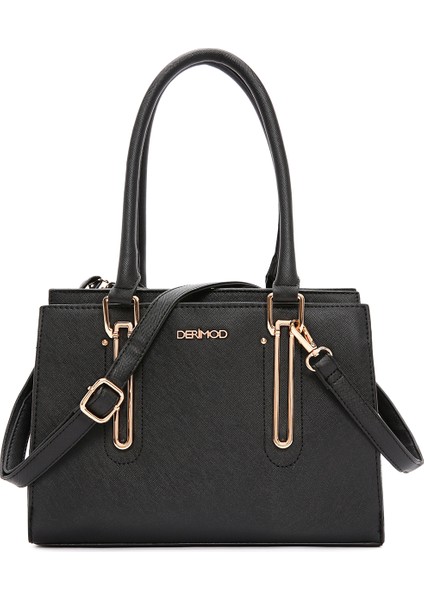 Kadın Siyah Uzun Askılı Klasik Kol Çantası 25WBD263014