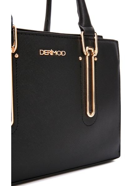 Kadın Siyah Uzun Askılı Klasik Kol Çantası 25WBD263014