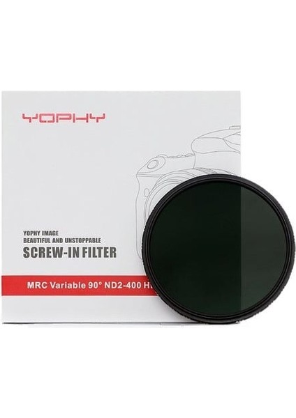 Yophy 72MM VND2-400 Variable Nd Filtre 1-8 Stop
