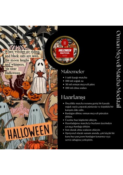 Halloween Matcha - Cadılar Bayramı Matcha 25 gr