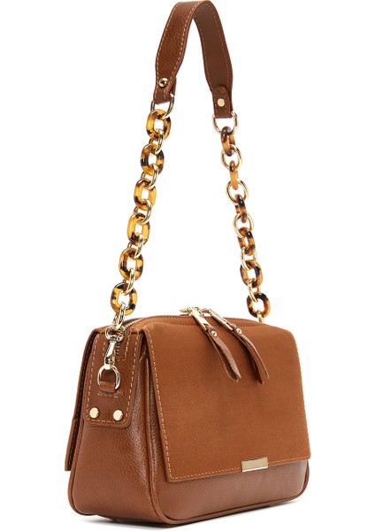 Kadın Taba Zincir Askılı Süet Çapraz Çanta 25ABD210210 indirimleri