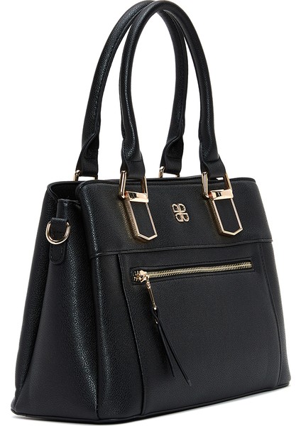 Kadın Siyah Uzun Askılı Klasik Kol Çantası 25WBD2828FT fırsatları