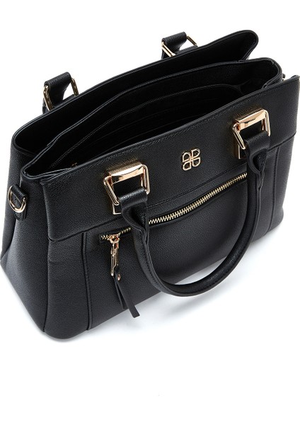 Kadın Siyah Uzun Askılı Klasik Kol Çantası 25WBD2828FT