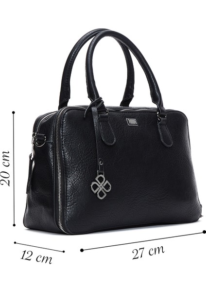 Kadın Siyah Uzun Askılı Kol Çantası 25WBD247314 fiyatları