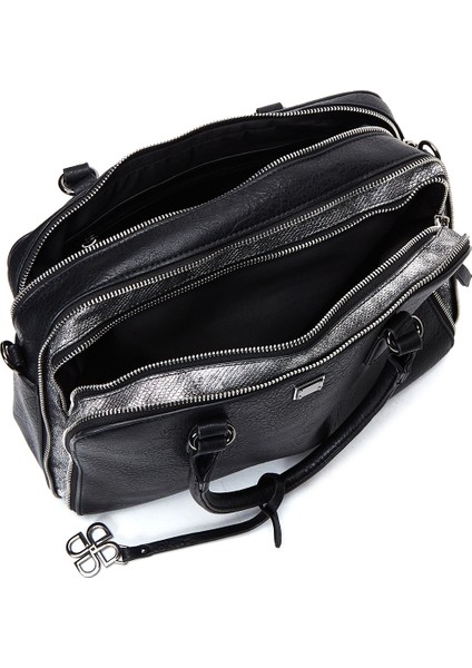 Kadın Siyah Uzun Askılı Kol Çantası 25WBD247314