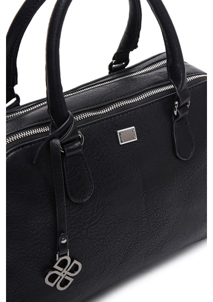 Kadın Siyah Uzun Askılı Kol Çantası 25WBD247314