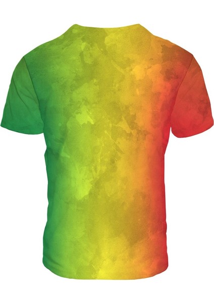 Hippi Aslan Baskılı Çok Renkli Slim Fit Tişört fiyatları