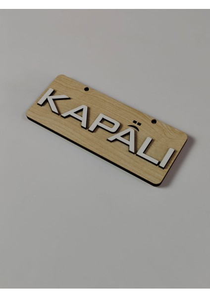 Açık Kapalı Yazılı Levha |ahşap Kabartma Mağaza Kapı Yönlendirme Tabelası |17*7 CM|YÖN1012 fiyatları