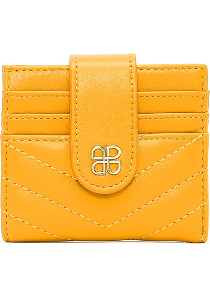 Kadın Sarı Kapitone Kartlık 000A2D5621KP