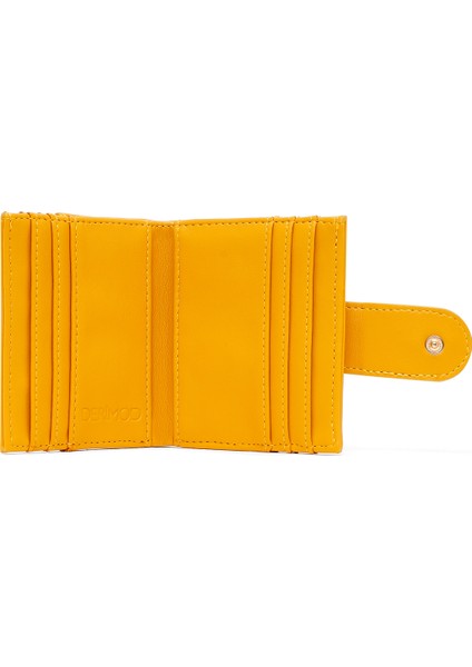 Kadın Sarı Kapitone Kartlık 000A2D5621KP