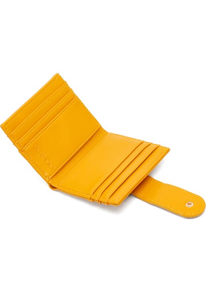 Kadın Sarı Kapitone Kartlık 000A2D5621KP