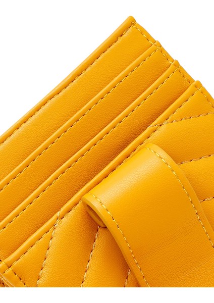 Kadın Sarı Kapitone Kartlık 000A2D5621KP