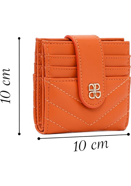 Kadın Turuncu Kapitone Kartlık 000A2D5621KP fiyatları