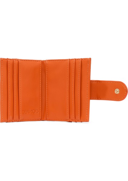 Kadın Turuncu Kapitone Kartlık 000A2D5621KP