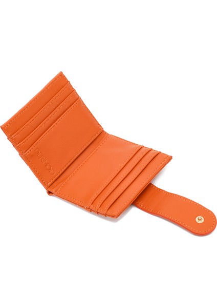 Kadın Turuncu Kapitone Kartlık 000A2D5621KP
