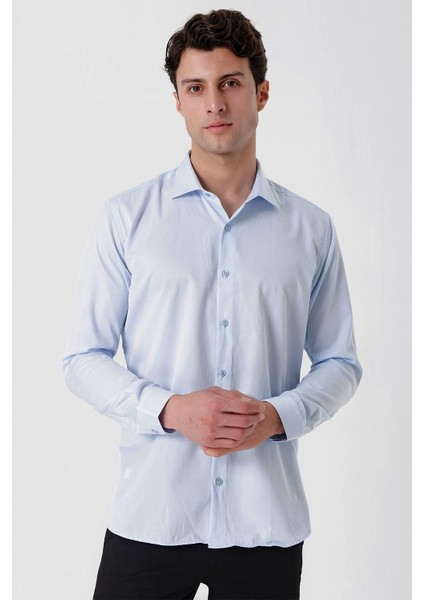 Gk 677 Slim Fit Mavi Altro Gömlek modelleri