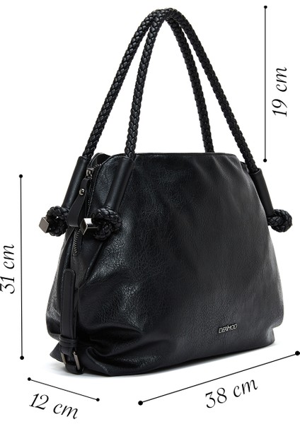 Kadın Siyah Casual Kol Çantası 25WBD263118 fiyatları
