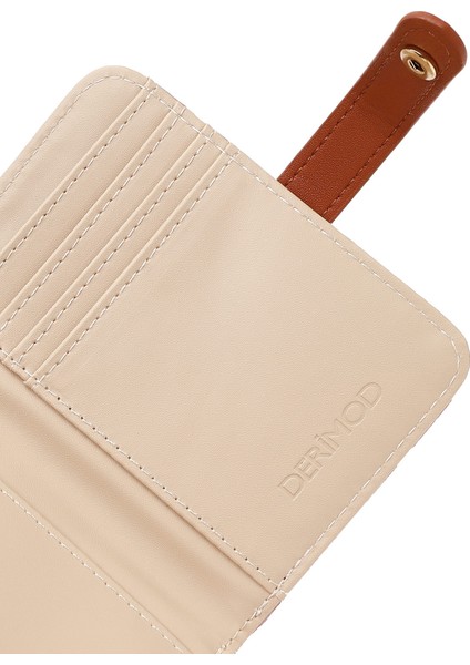 Kadın Bej Baskılı Cüzdan 000A2D563326