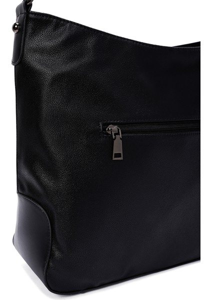 Kadın Siyah Uzun Askılı Omuz Çantası 25WBD283514