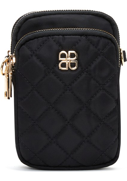 Kadın Siyah Uzun Askılı Kumaş Çapraz Çanta 25WBD24576F modelleri