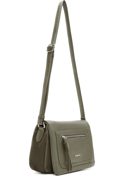 Kadın Haki Casual Çapraz Çanta 25ABD241614