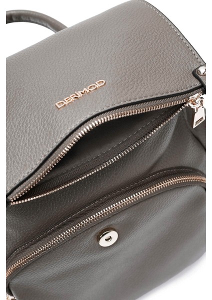 Kadın Gri Casual Sırt Çantası 25ABD2455FT