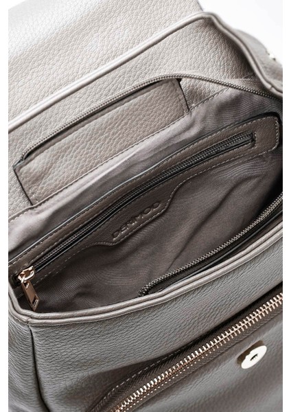 Kadın Gri Casual Sırt Çantası 25ABD2455FT