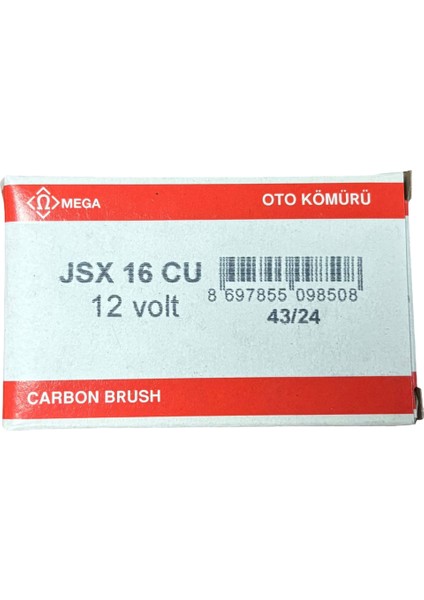 Jsx 16 Cu Renault 12(1300) Eski Model Marş Kömürü 2 Kömürlü 1 Adet Fiyatı