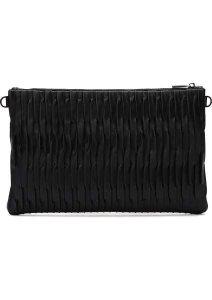 Kadın Siyah Zincir Askılı Desenli Portföy Çanta 25ABD220018 indirimleri