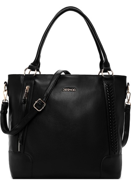 Kadın Siyah Uzun Askılı Kol Çantası 25WBD283618