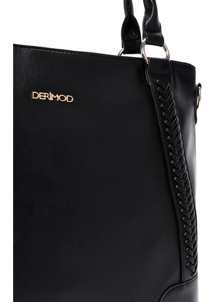 Kadın Siyah Uzun Askılı Kol Çantası 25WBD283618