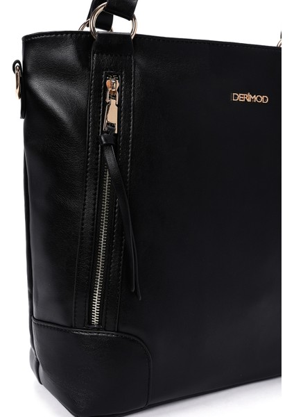 Kadın Siyah Uzun Askılı Kol Çantası 25WBD283618