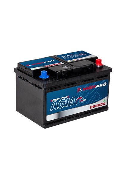 Yiğit 12V 80 Ah (Amper) Start Stop Agm Akü. Yeni Üretim.