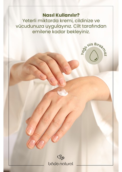 Vanilya Bitkisel El ve Vücut Kremi %100 Doğal ve Vegan 75ML modelleri