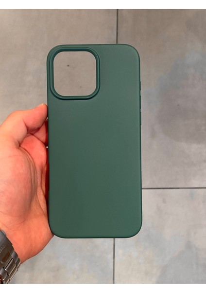 Apple iPhone 16 Pro Max Uyumlu İçi Kadife Lansman Silikon Kılıf