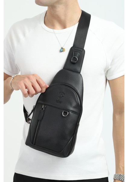 Erkek Omuz Çantası Çok Bölmeli Pratik Erkek Çapraz Çanta