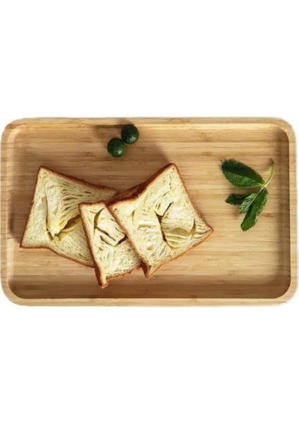 Bambu Dikdörtgen Sunum ve Servis Tepsisi & Tabağı- Yağdanlık Altlığı 1 Adet fırsatları