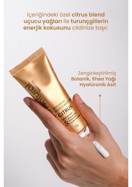 Citrus Bitkisel El ve Vücut Kremi Doğal ve Vegan fiyatları