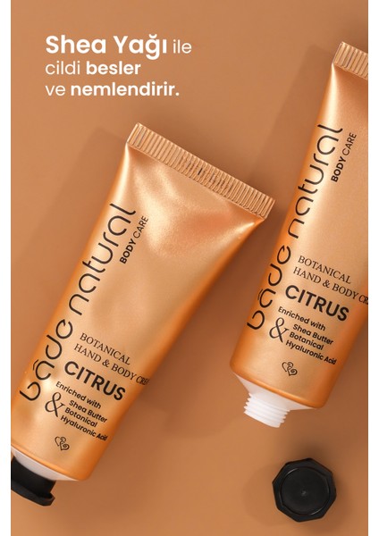 Citrus Bitkisel El ve Vücut Kremi Doğal ve Vegan fırsatları