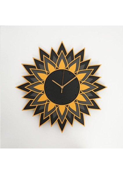 Modern Ahşap Duvar Saati | 40*40 CM |SA7016