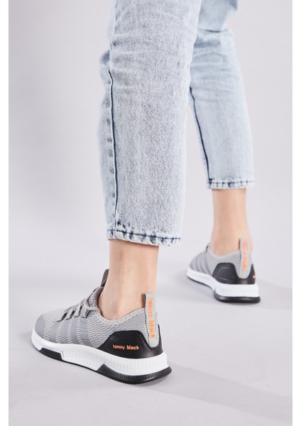 Unisex Füme Rahat Kalıp Şeritli Bağcıklı Spor Ayakkabı fırsatları