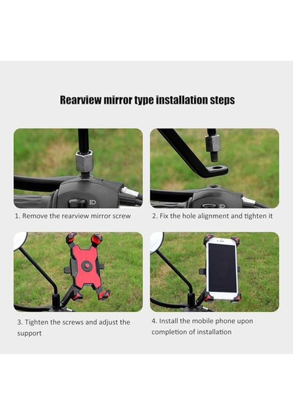 360° Bisiklet Motorsiklet Bebek Arabası Telefon Tutucu- Ayarlı Düğmeli Telefon Tutucu fırsatları