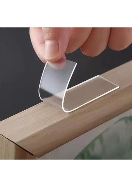 1 Kutu 60 Parça Çift Taraflı Bant Montaj Dekor Seti 1 cm x 4,5 cm modelleri