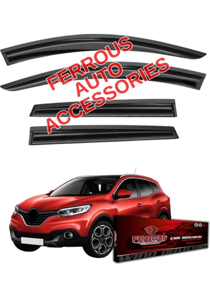 Renault Kadjar Ferrous Cam Rüzgarlığı 4lü 2015 2020